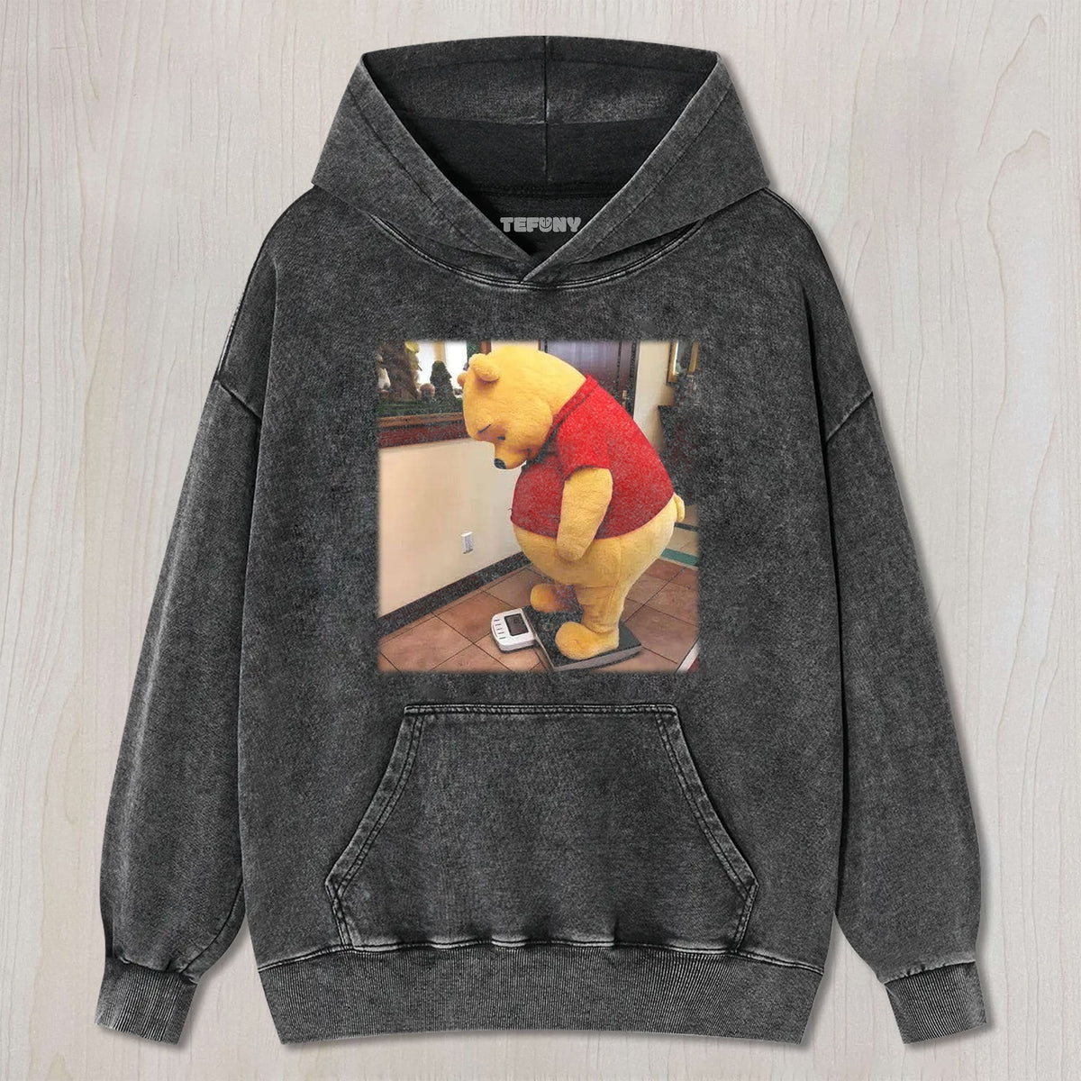 WINNIE THE POOH ON THE SCALE UNISEX TEE, TANK TOP, LAYERED LS, SWEATSHIRT & HOODIE