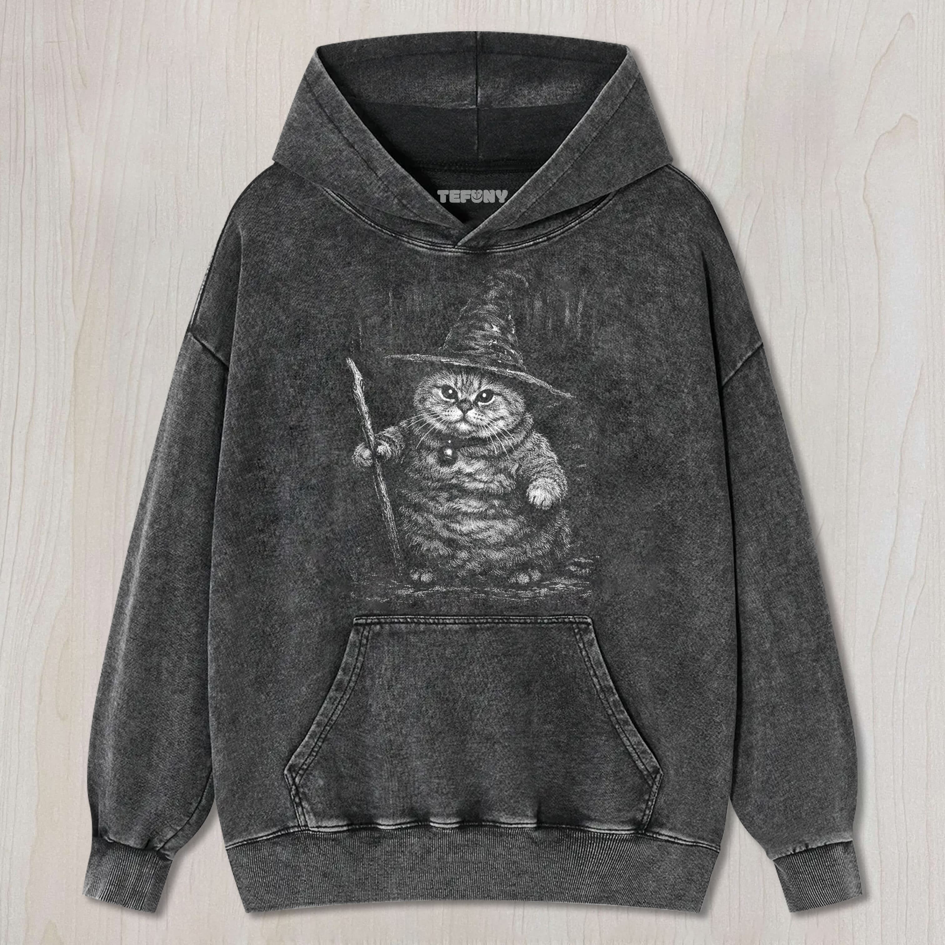 WIZARD CAT SHIRT UNISEX TEE, TANK TOP, LAYERED LS, SWEATSHIRT & HOODIE