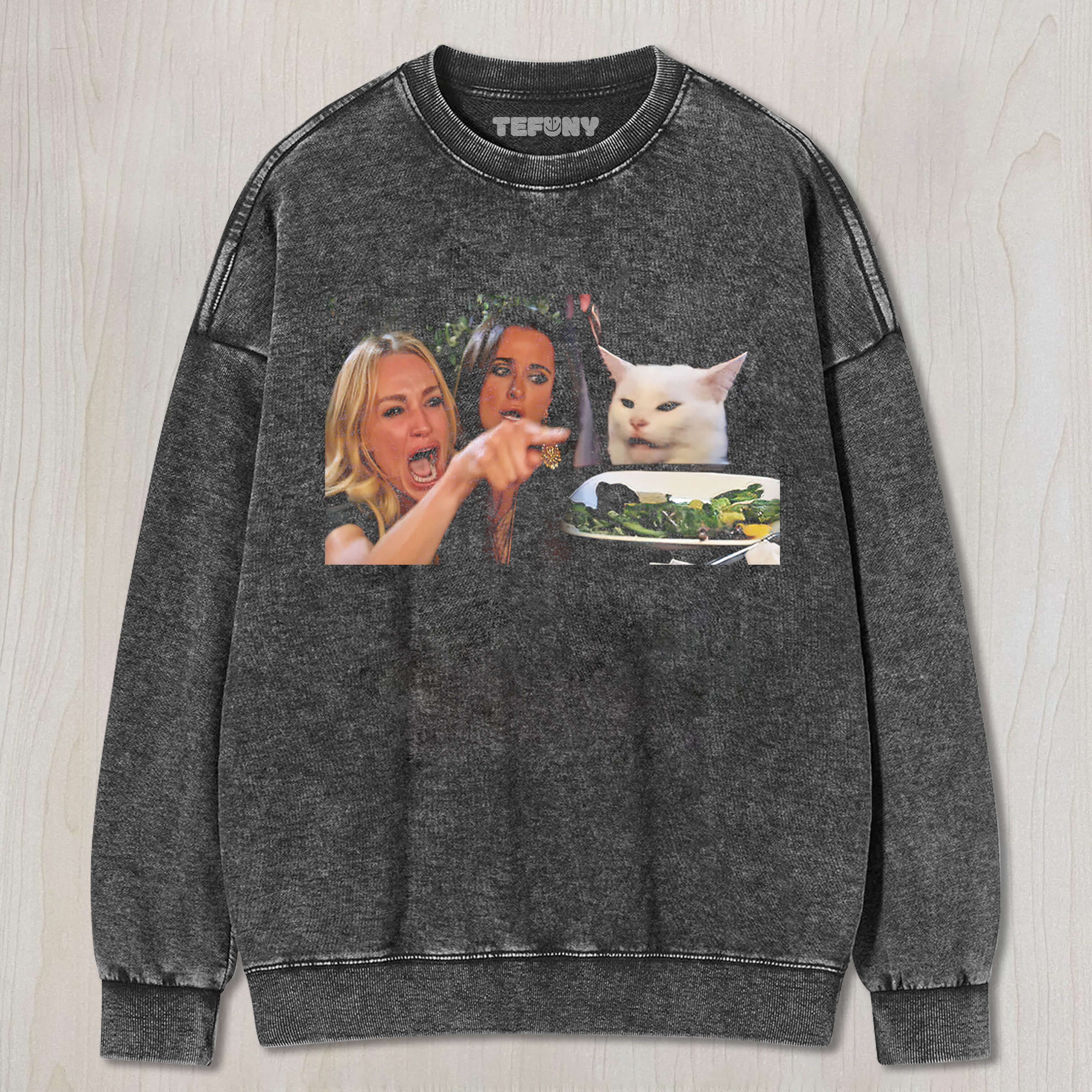 WOMAN YELLING AT A CAT TEE & SWEAT & HOOD