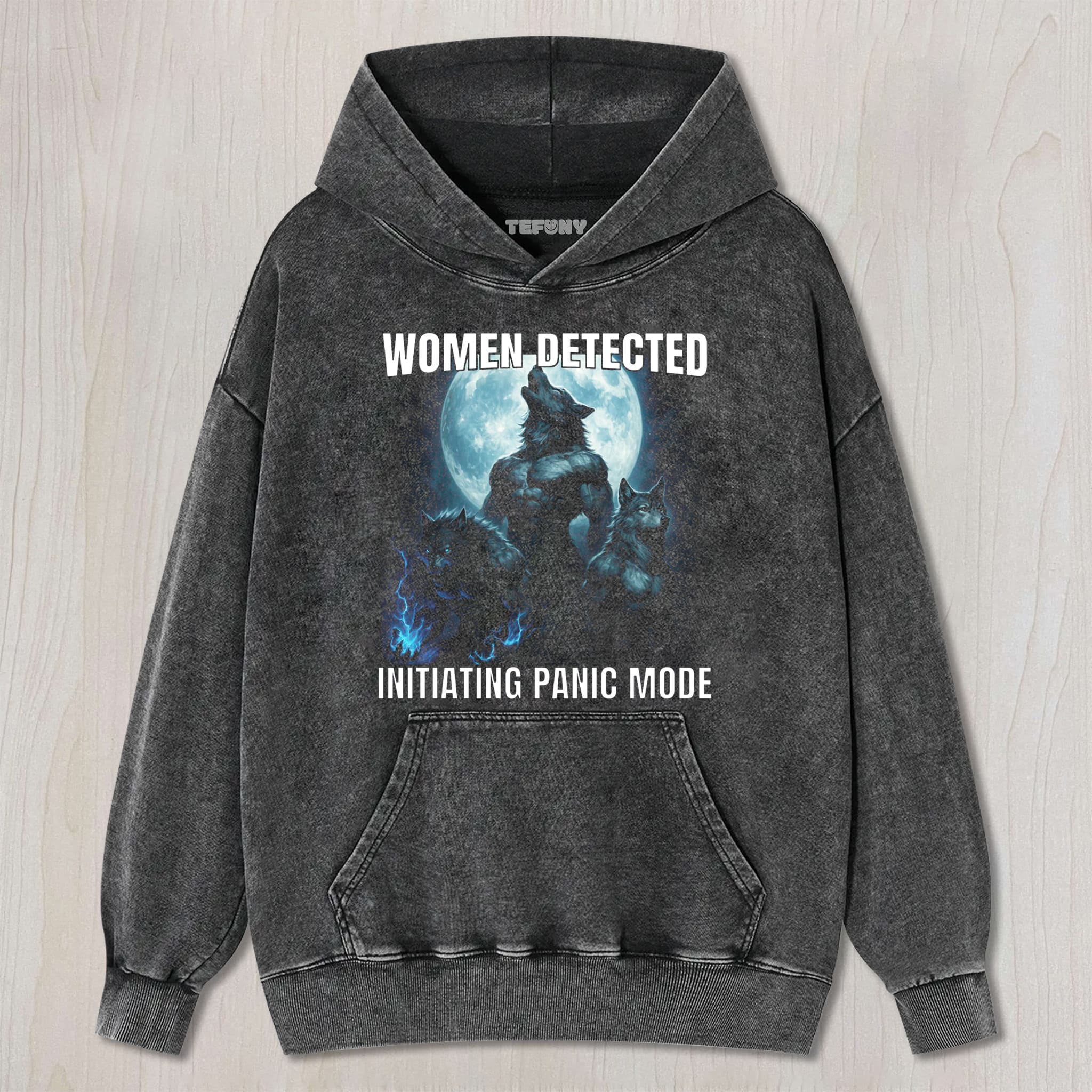 WOMEN DECTED WEREWOLF MEME UNISEX TEE, TANK TOP, LAYERED LS, SWEATSHIRT & HOODIE
