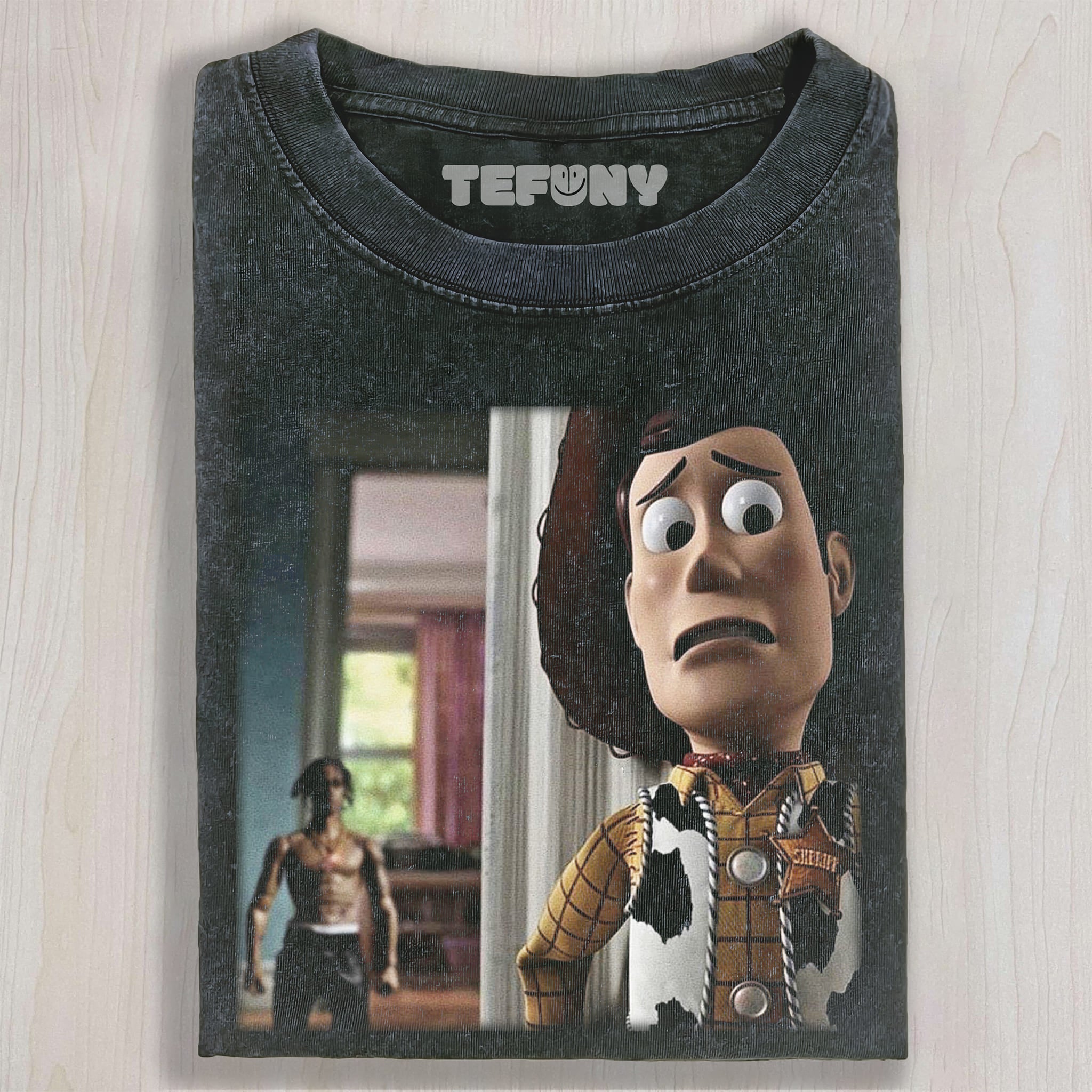 WOODY AND TRAVIS SCOTT UNISEX TEE, TANK TOP, LAYERED LS, SWEATSHIRT & HOODIE