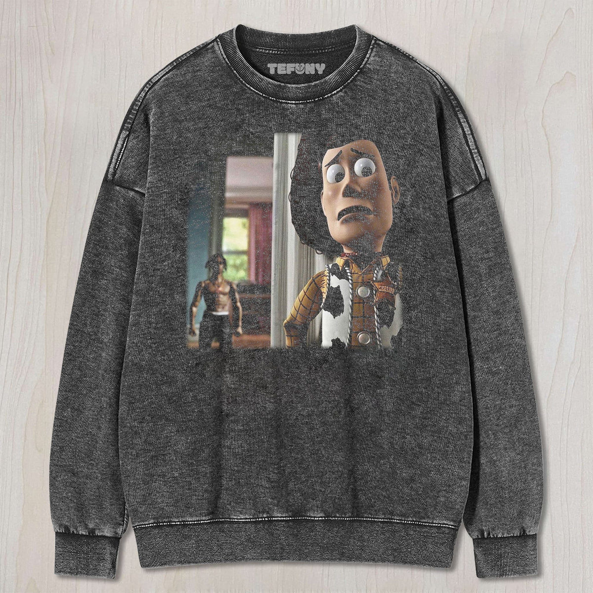 WOODY AND TRAVIS SCOTT UNISEX TEE, TANK TOP, LAYERED LS, SWEATSHIRT & HOODIE
