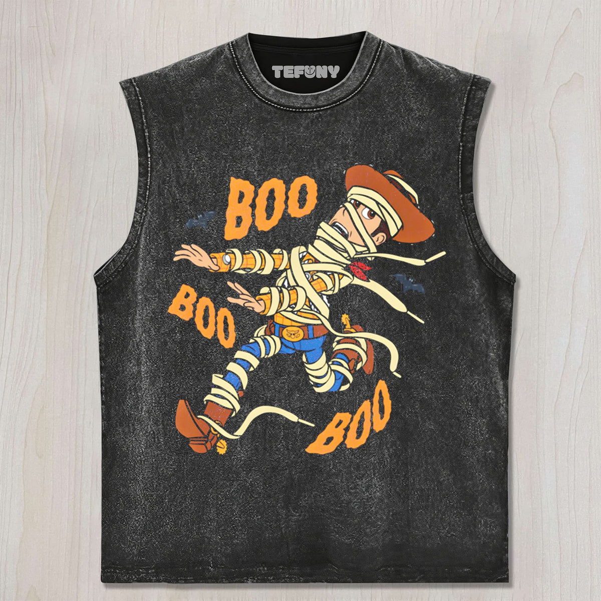 WOODY BOO HALLOWEEN UNISEX TEE, TANK TOP, LAYERED LS, SWEATSHIRT & HOODIE