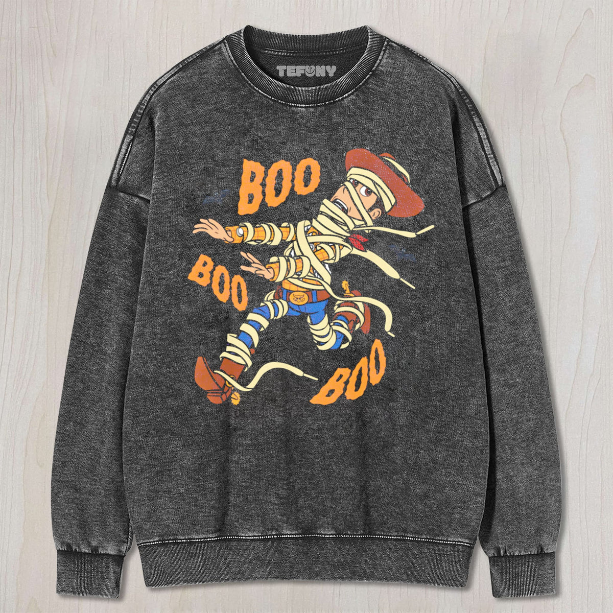 WOODY BOO HALLOWEEN UNISEX TEE, TANK TOP, LAYERED LS, SWEATSHIRT & HOODIE