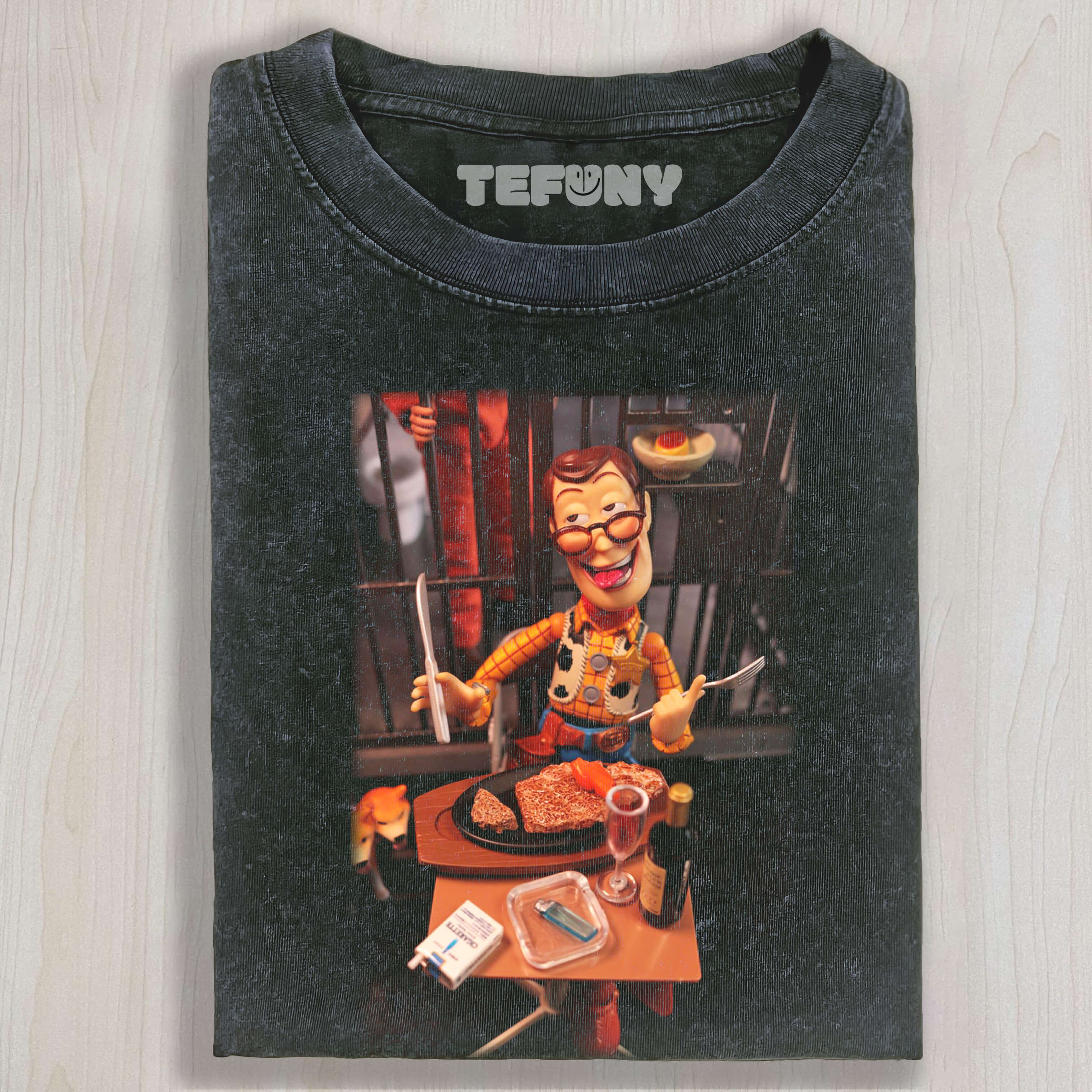 WOODY EATS BEEF TEE & SWEAT & HOOD