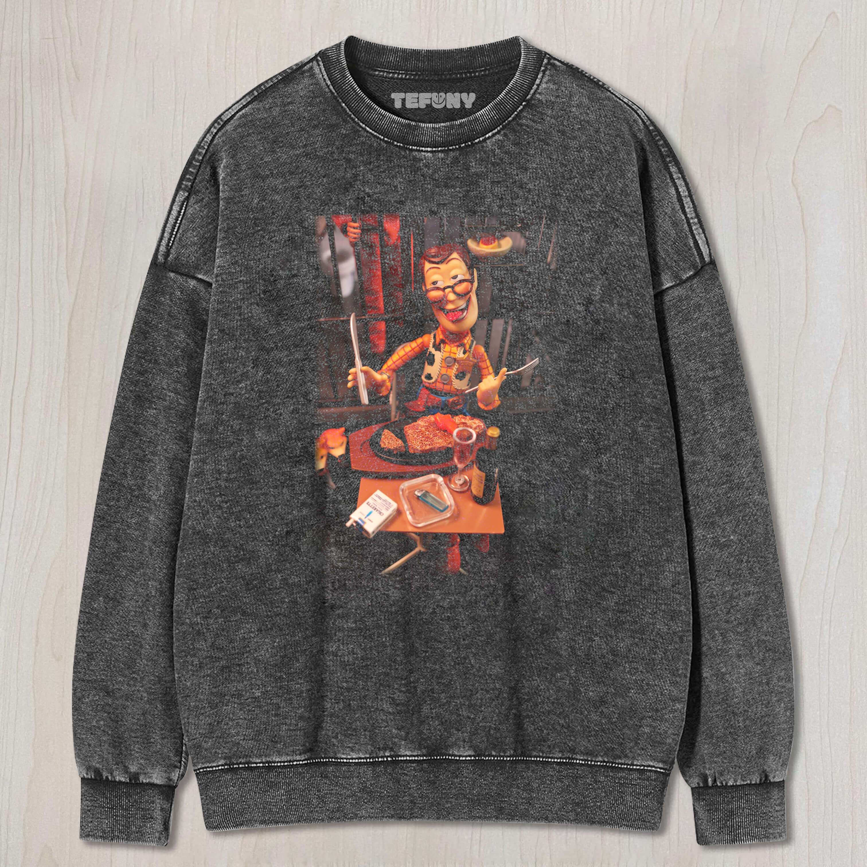 WOODY EATS BEEF TEE & SWEAT & HOOD