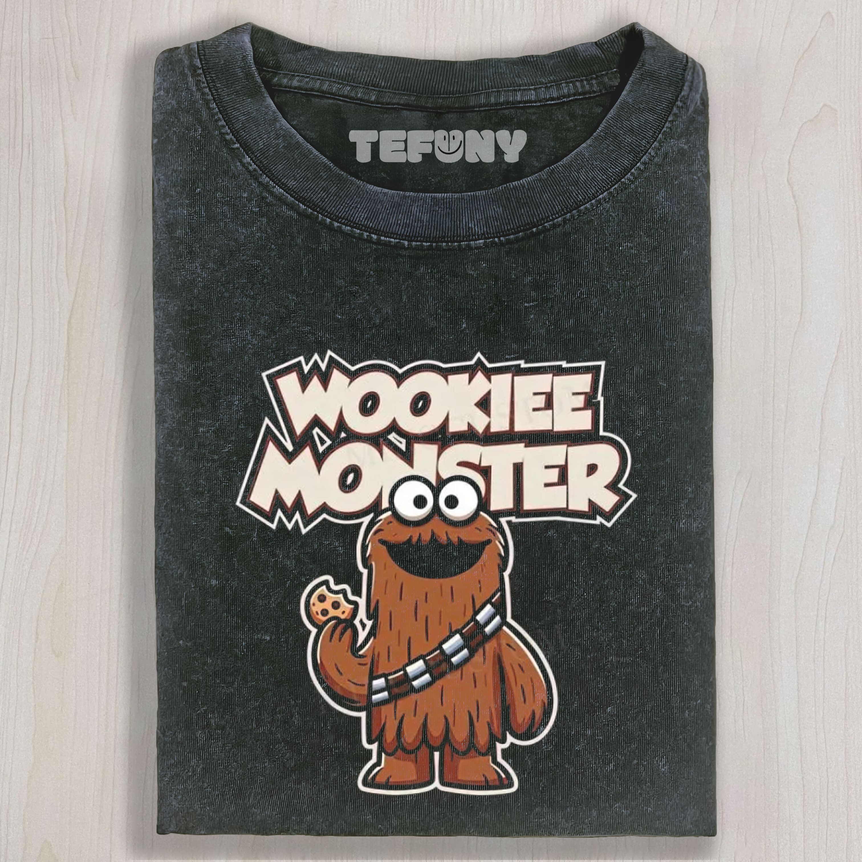 WOOKIEE MONSTER SESAME STAR WARS UNISEX TEE, TANK TOP, LAYERED LS, SWEATSHIRT & HOODIE
