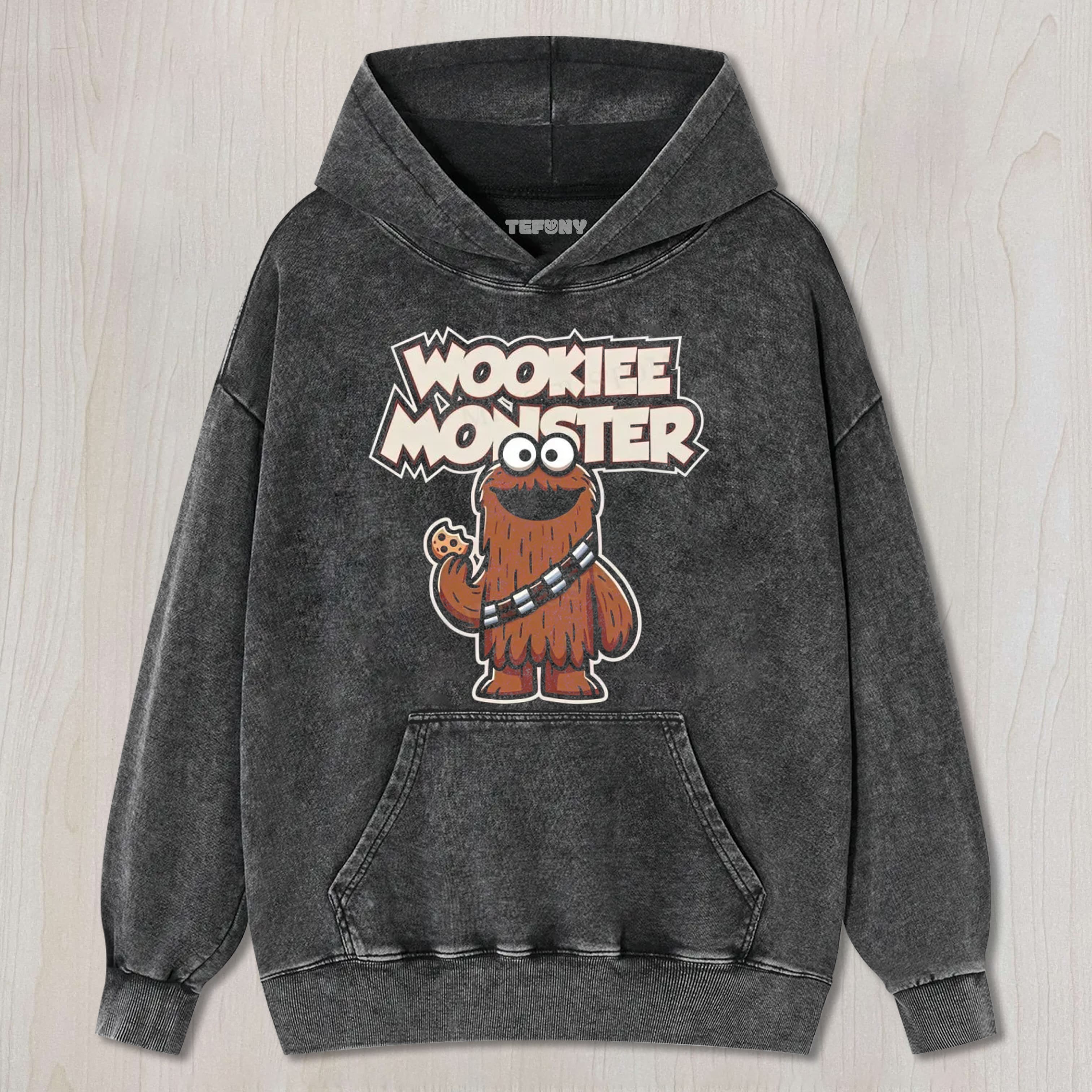 WOOKIEE MONSTER SESAME STAR WARS UNISEX TEE, TANK TOP, LAYERED LS, SWEATSHIRT & HOODIE
