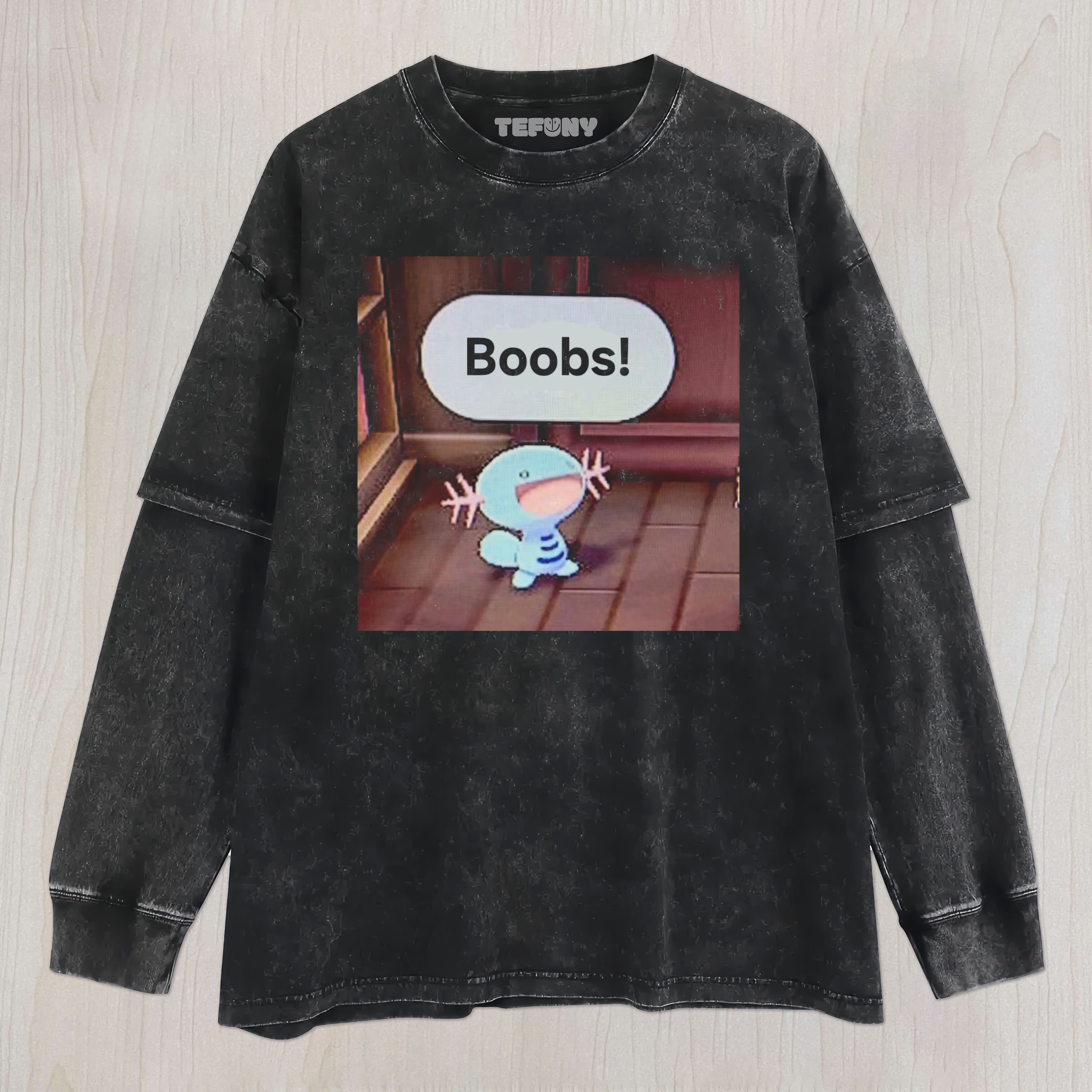 WOOPER BOOBS UNISEX TEE, TANK TOP, LAYERED LS, SWEATSHIRT & HOODIE