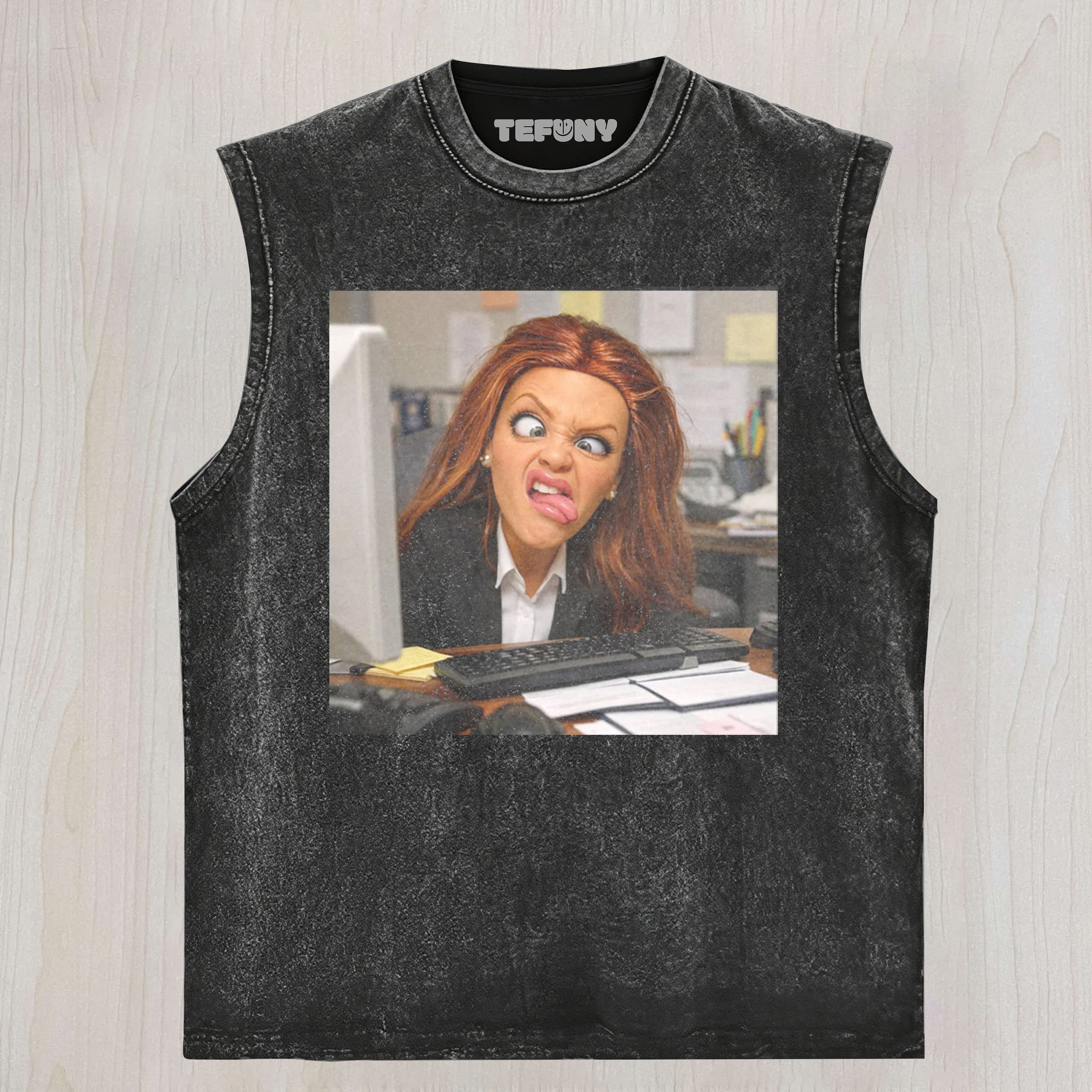 WORKING DOLL GIRL FUNNY MEME UNISEX TEE, TANK TOP, LAYERED LS, SWEATSHIRT & HOODIE