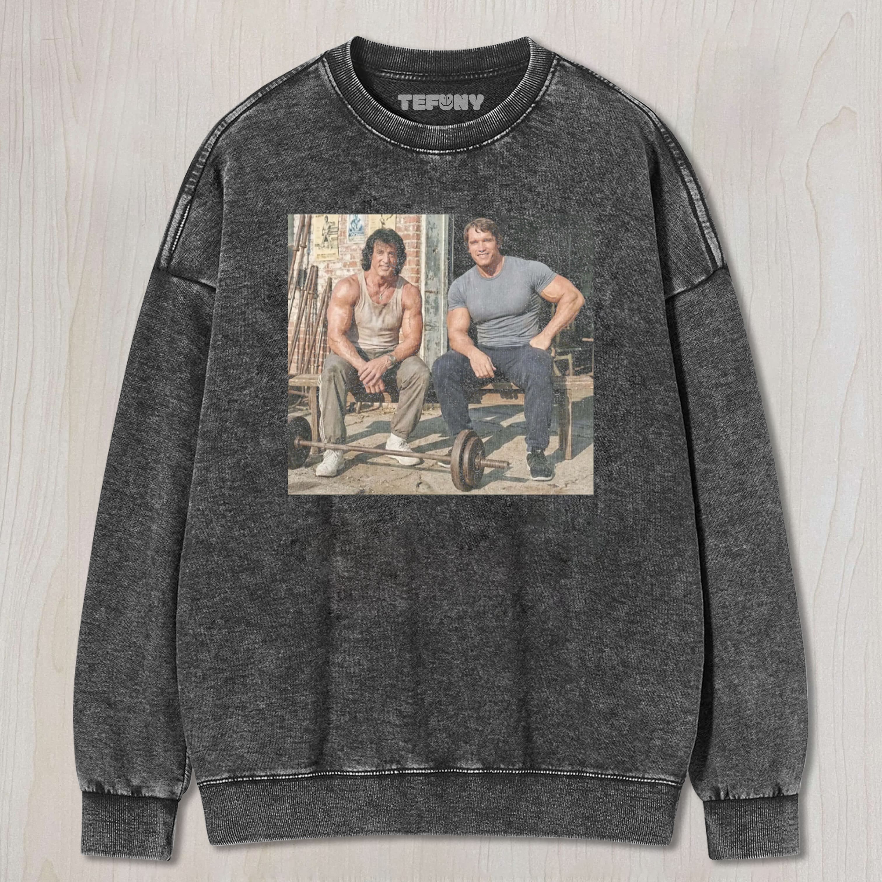 WORKOUT BUDDIES UNISEX TEE, TANK TOP, LAYERED LS, SWEATSHIRT & HOODIE
