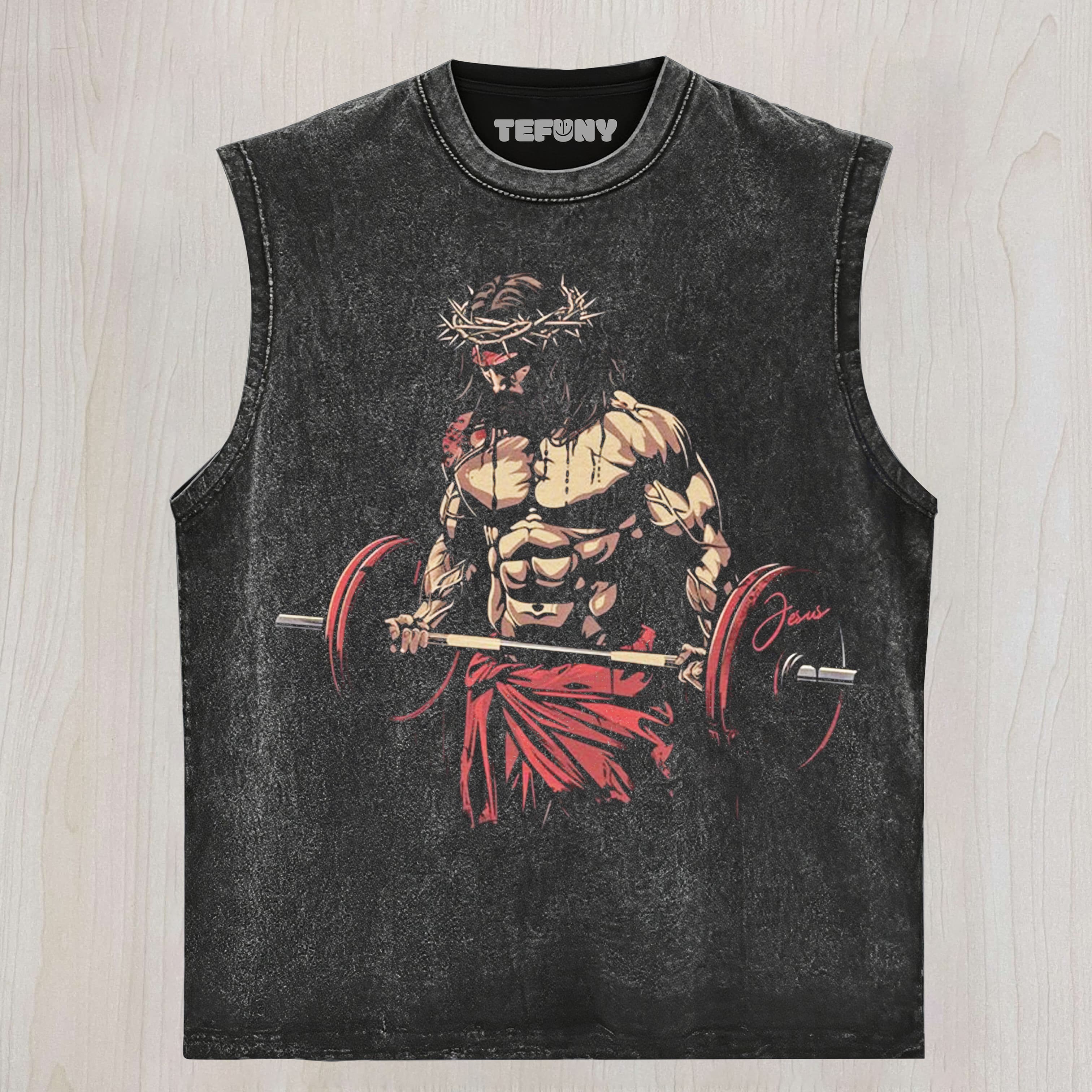 WORKOUT GYM JESUS TANK TOP