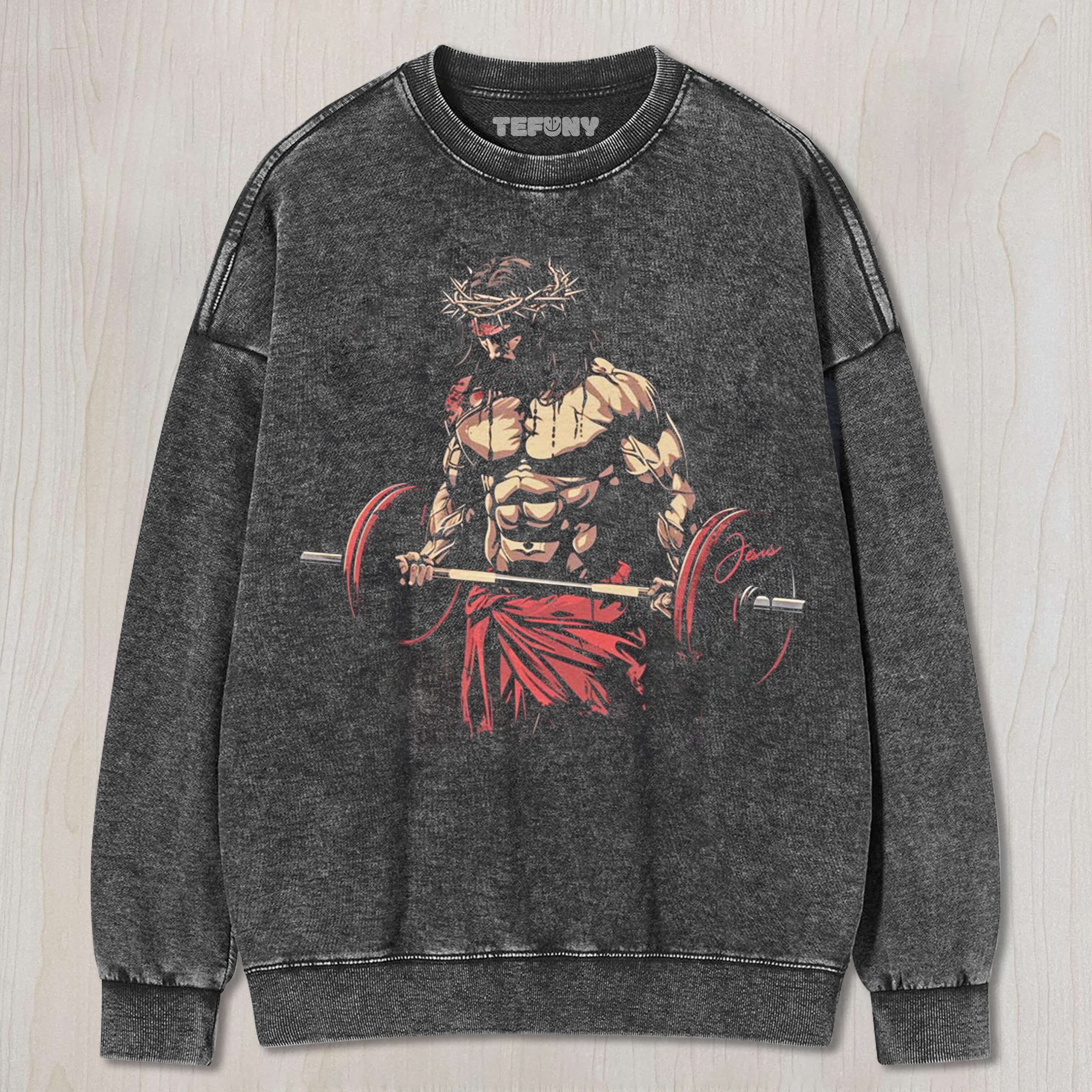 WORKOUT GYM JESUS TEE & SWEAT & HOOD