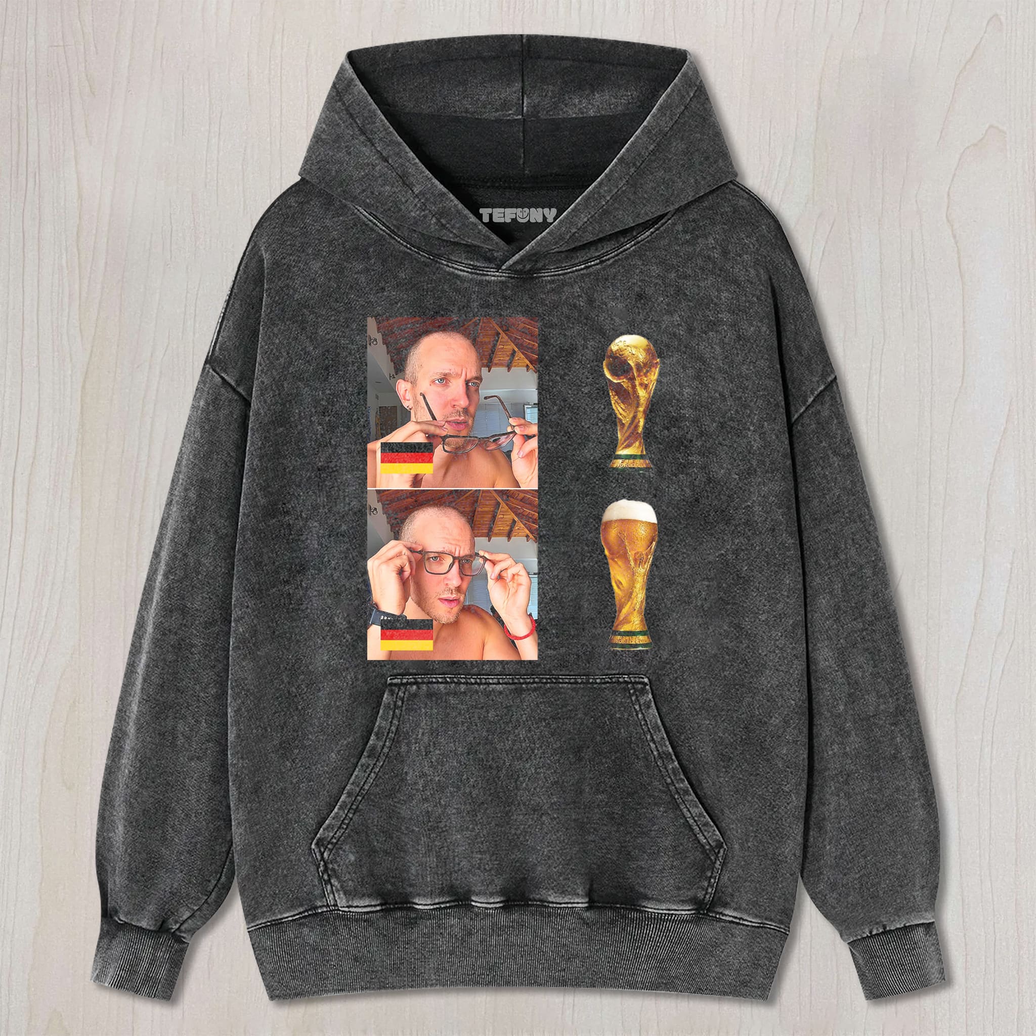 WORLD CUP FUNNY MEME UNISEX TEE, TANK TOP, LAYERED LS, SWEATSHIRT & HOODIE