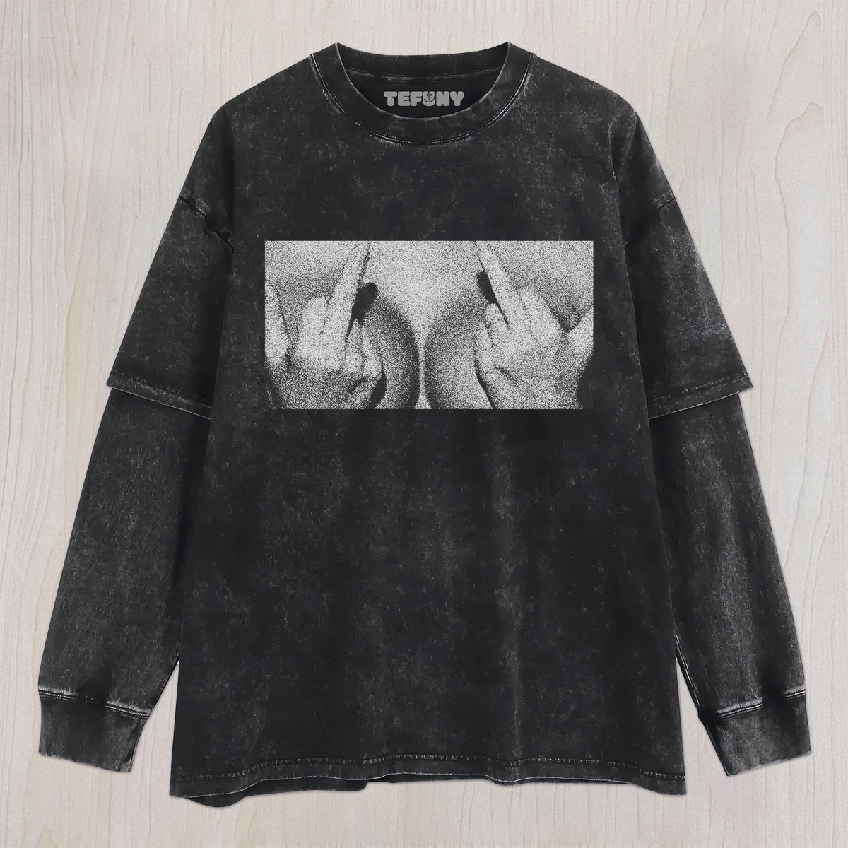 Y2K MIDDLE FINGER BXXBS UNISEX TEE, TANK TOP, LAYERED LS, SWEATSHIRT & HOODIE