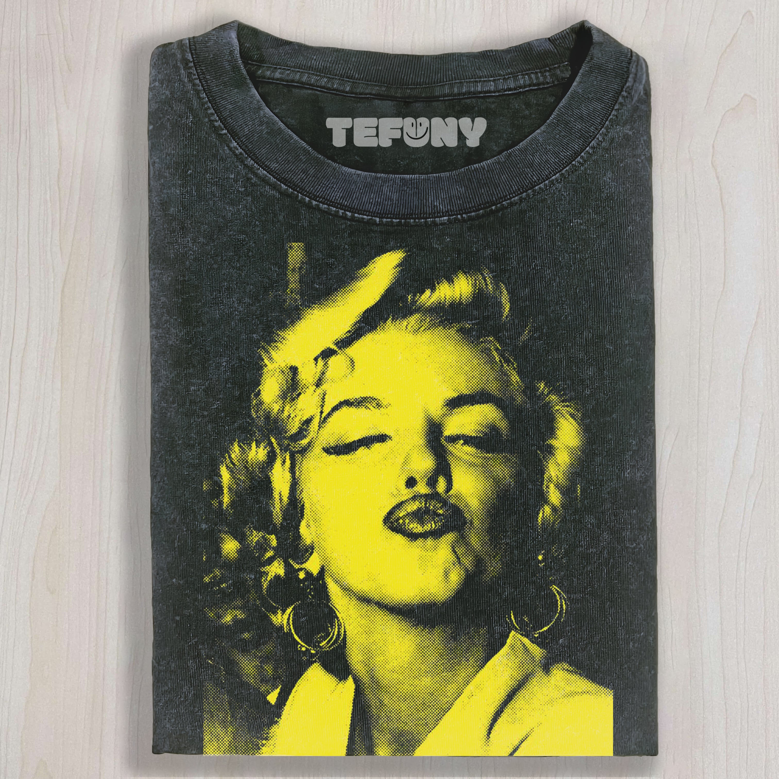 YELLOW MARILYN MONROE T-SHIRT