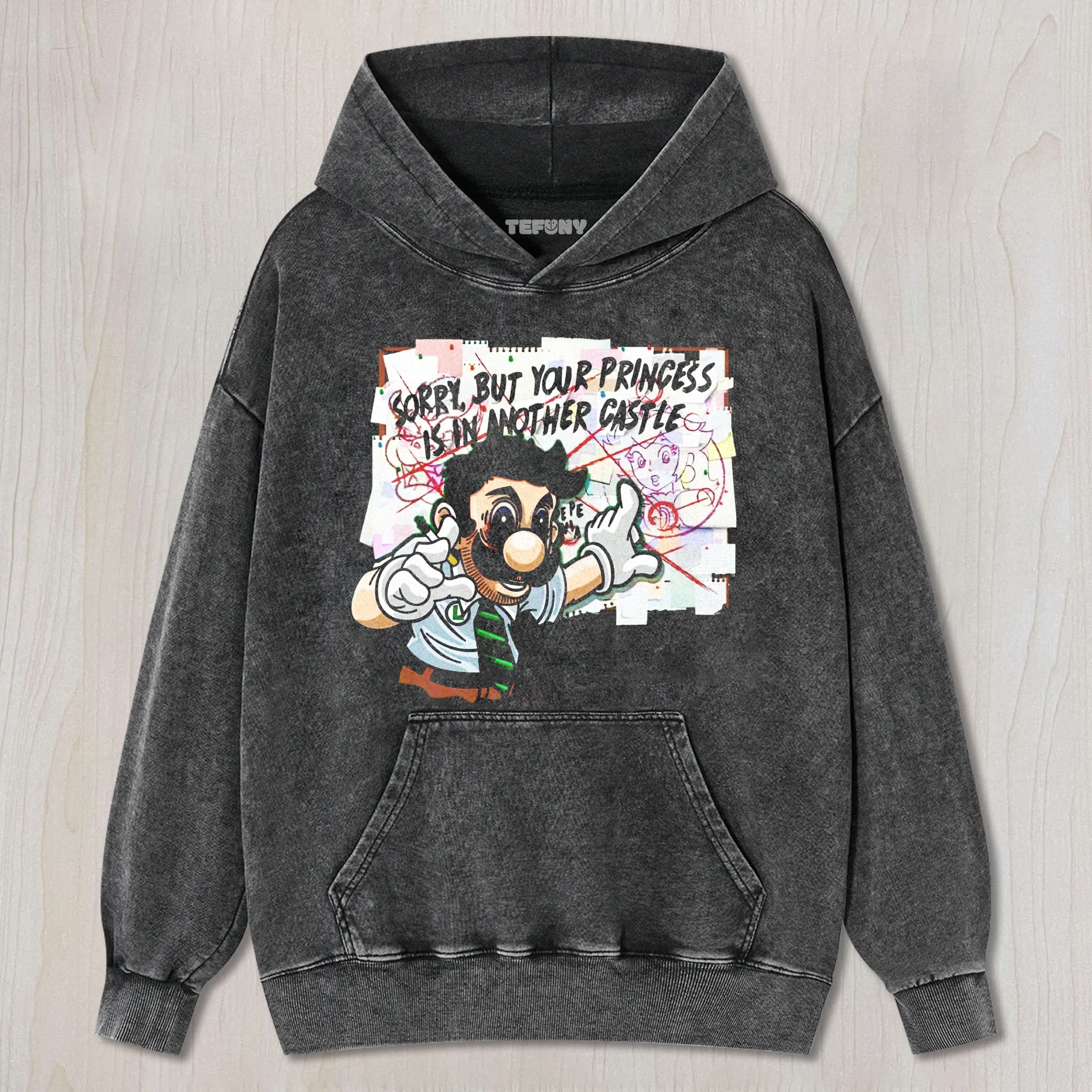 YOUR PRINCESS IS IN ANOTHER CASTLE UNISEX TEE, TANK TOP, LAYERED LS, SWEATSHIRT & HOODIE
