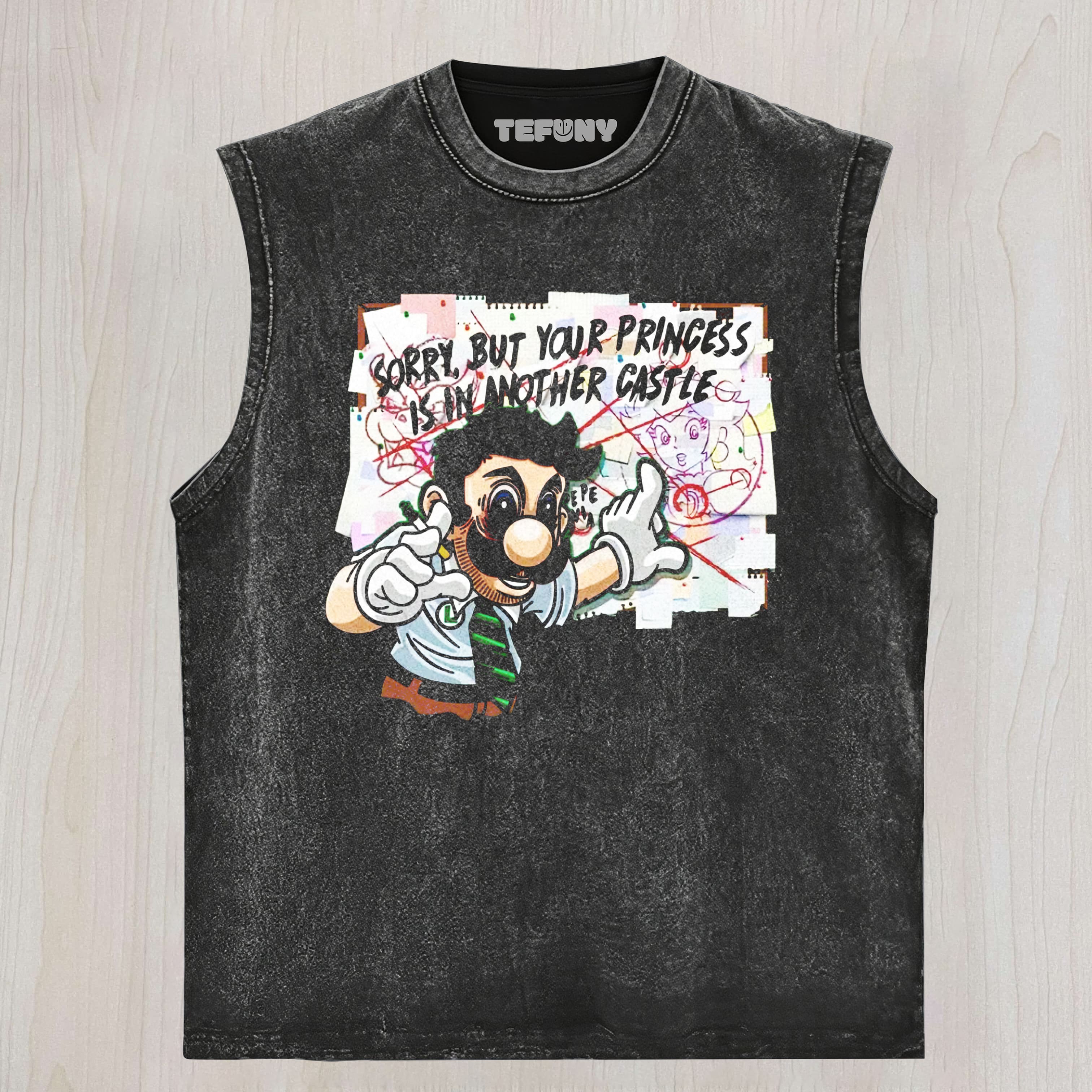 YOUR PRINCESS IS IN ANOTHER CASTLE UNISEX TEE, TANK TOP, LAYERED LS, SWEATSHIRT & HOODIE