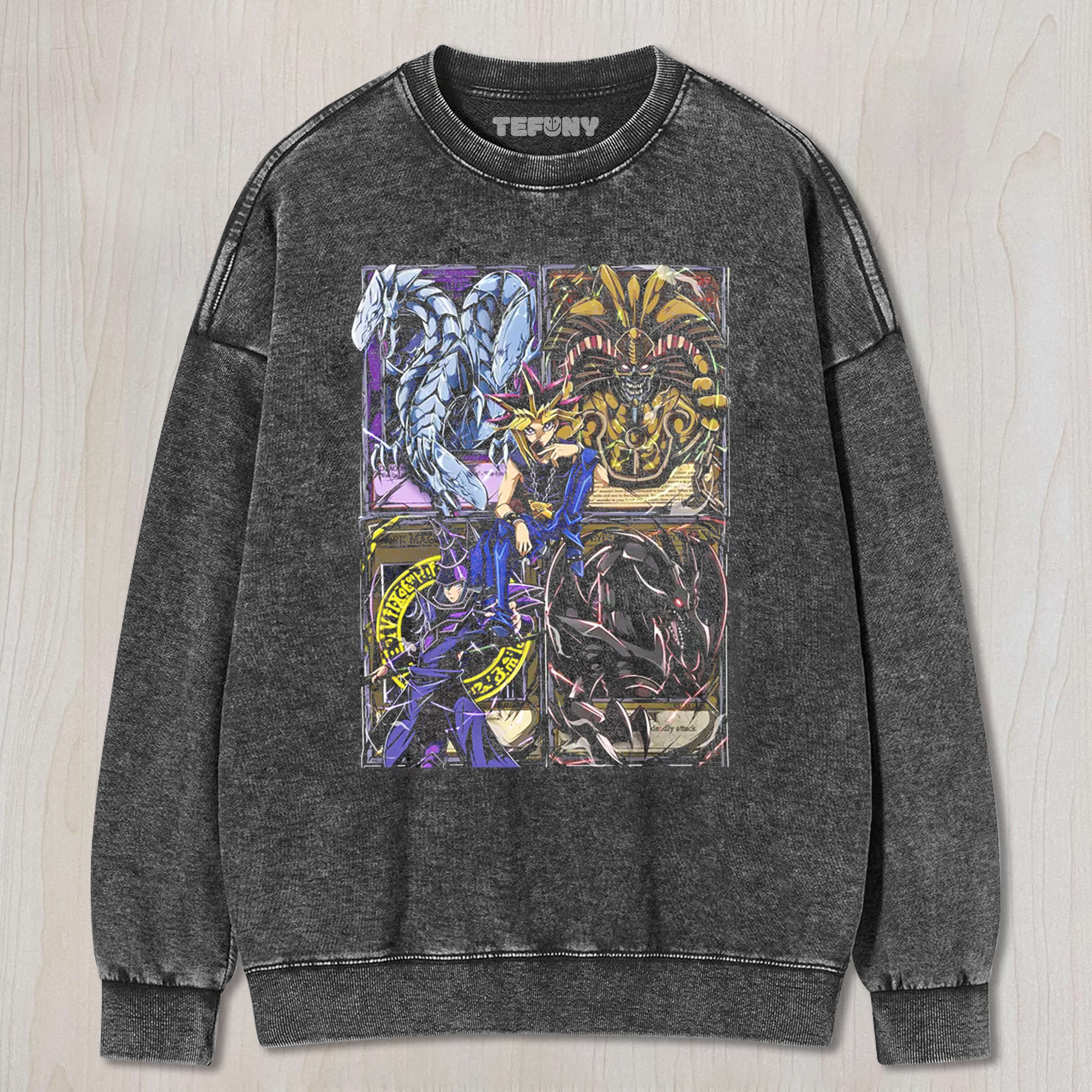 YUGIOH UNISEX WASHED TEE & SWEAT & HOOD