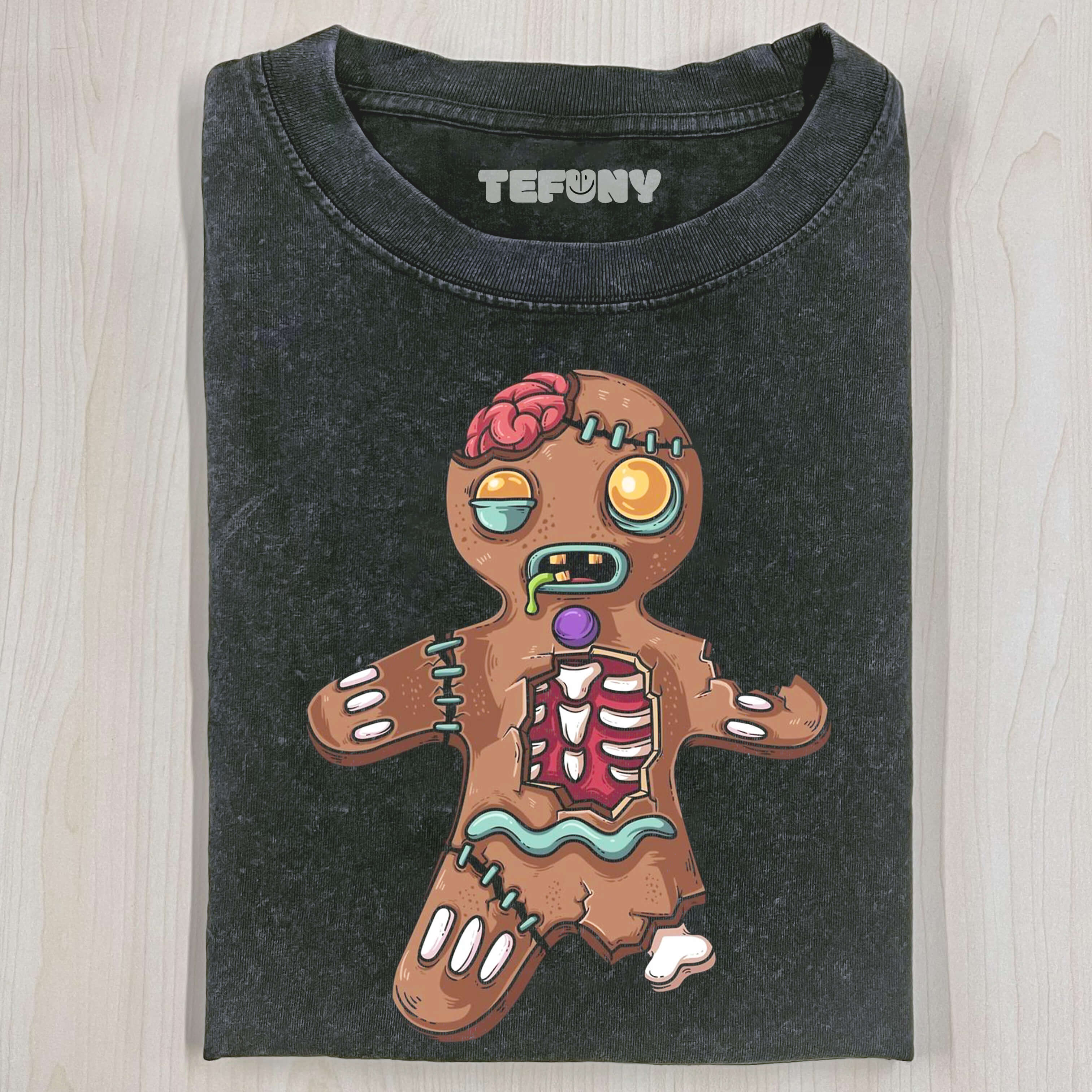 ZOMBIE GINGERBREAD MAN T-SHIRT