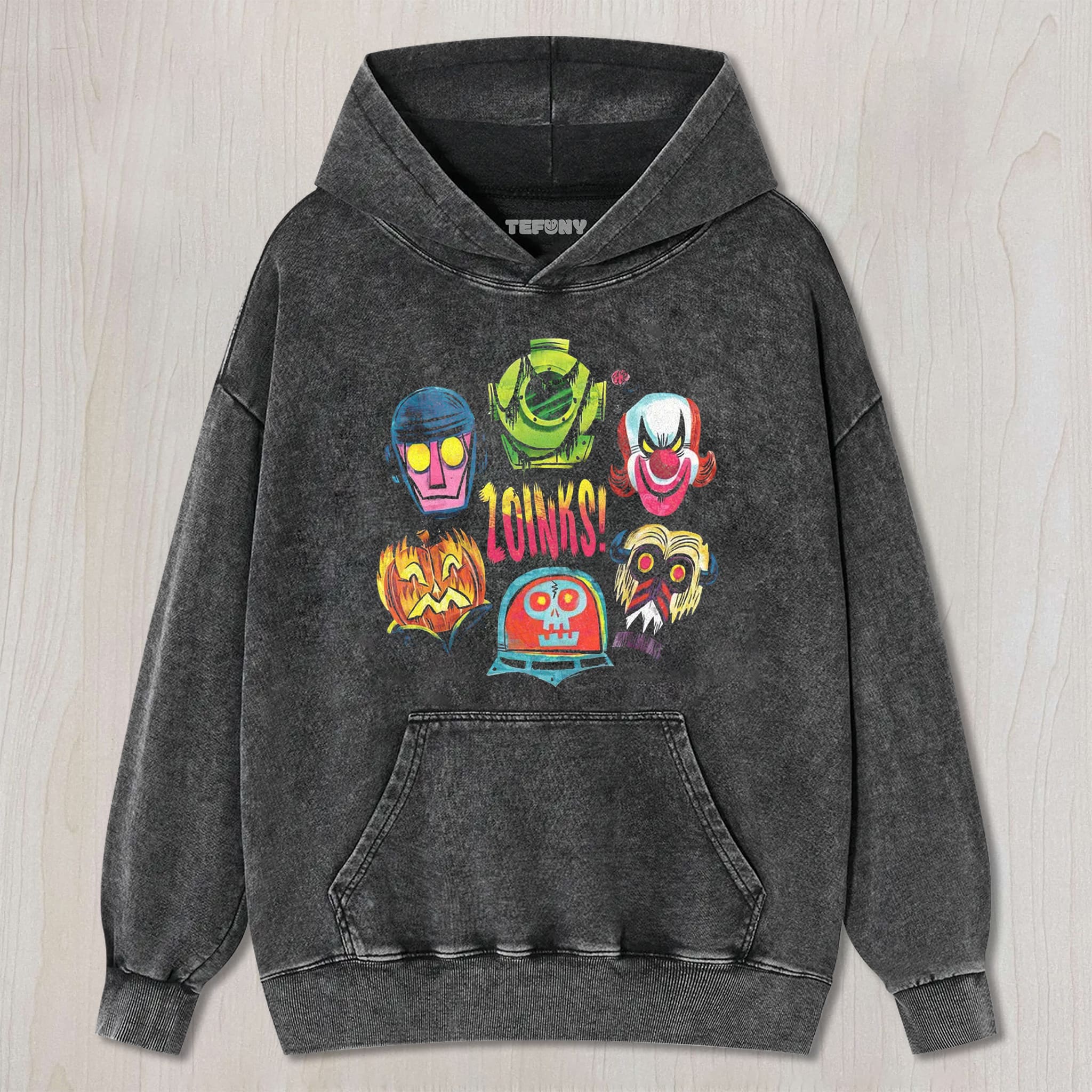 ZOINKS SCOOBY-DOO VILLAIN MASKS UNISEX TEE, TANK TOP, LAYERED LS, SWEATSHIRT & HOODIE