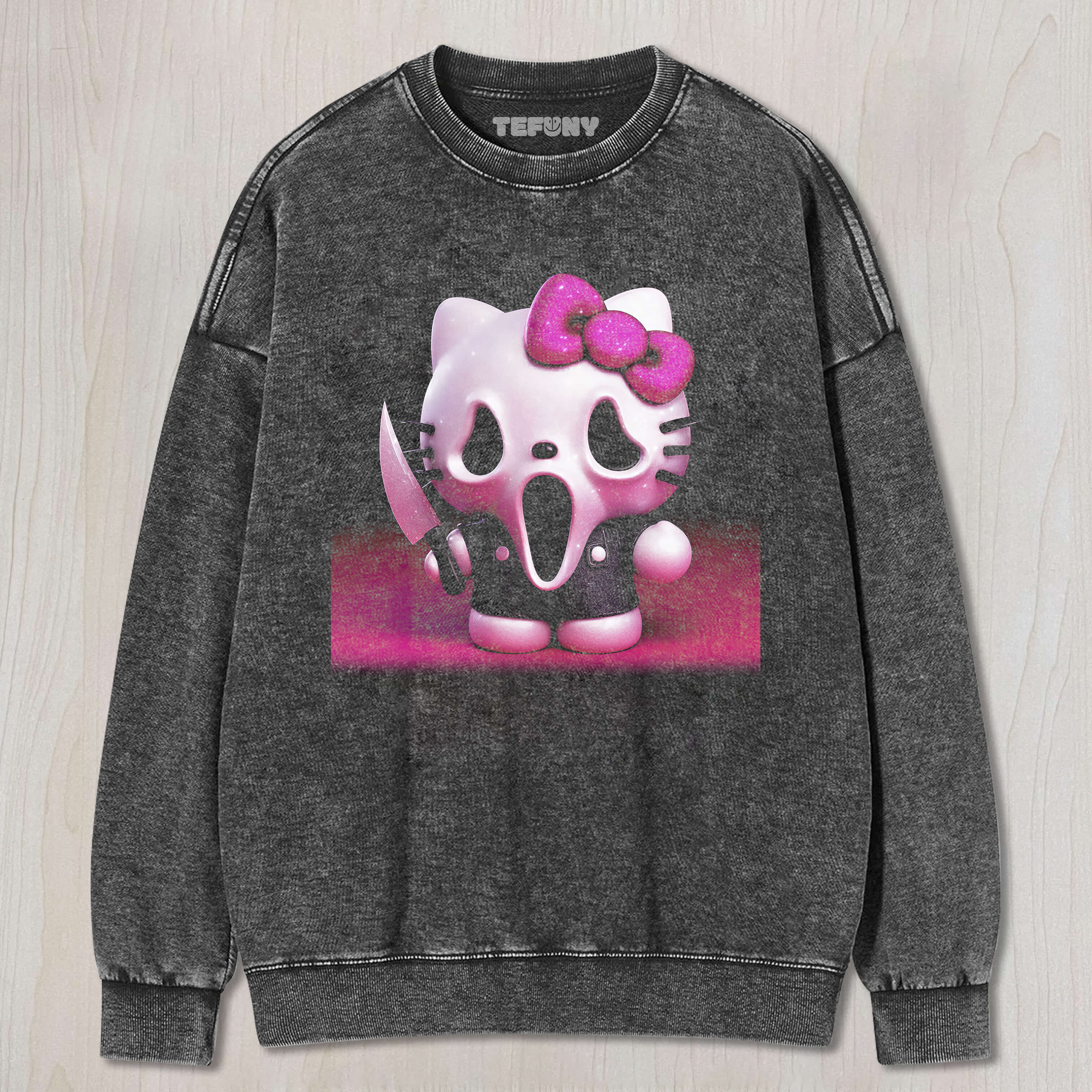 HELLO KITTY SCARY MASK T-SHIRT