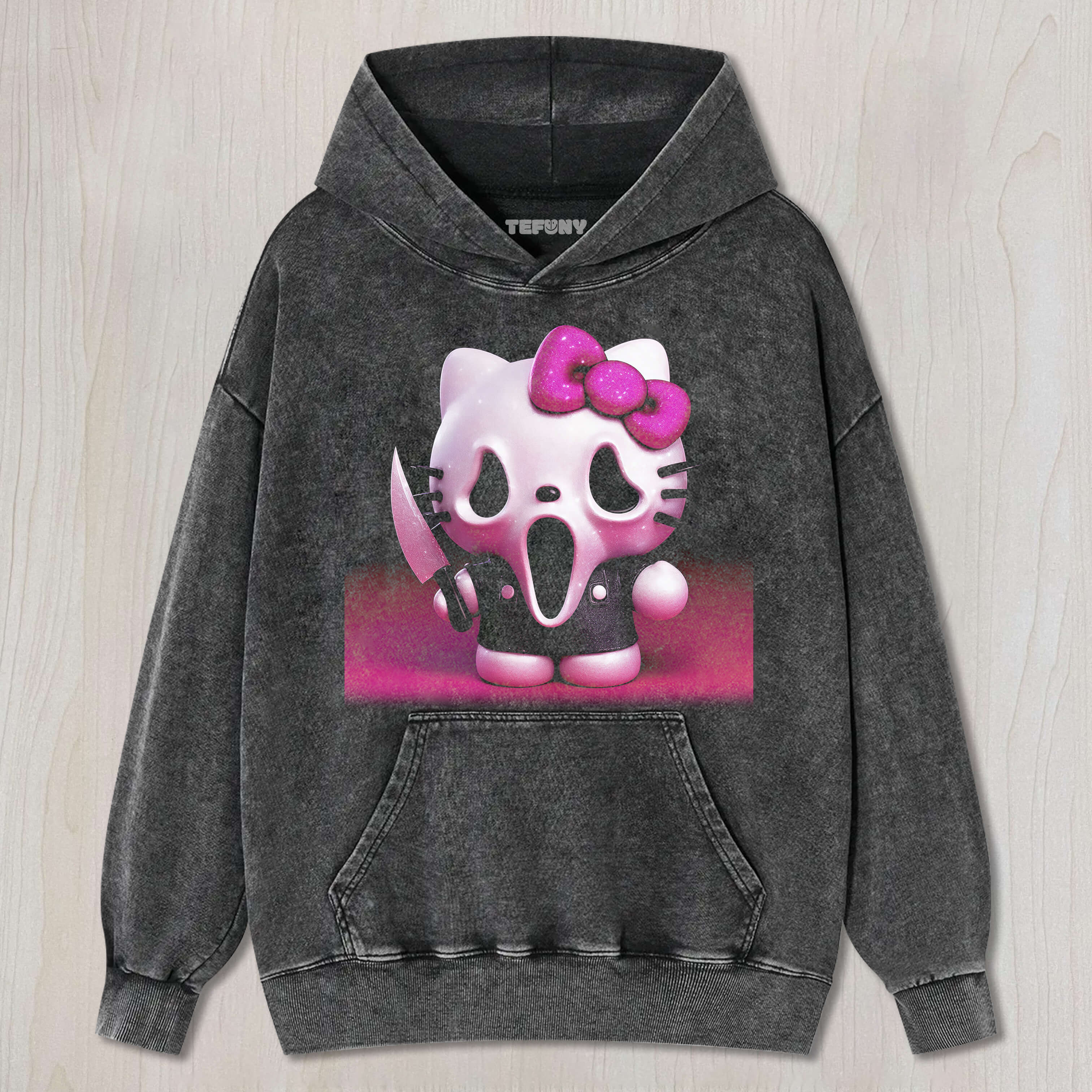 HELLO KITTY SCARY MASK T-SHIRT