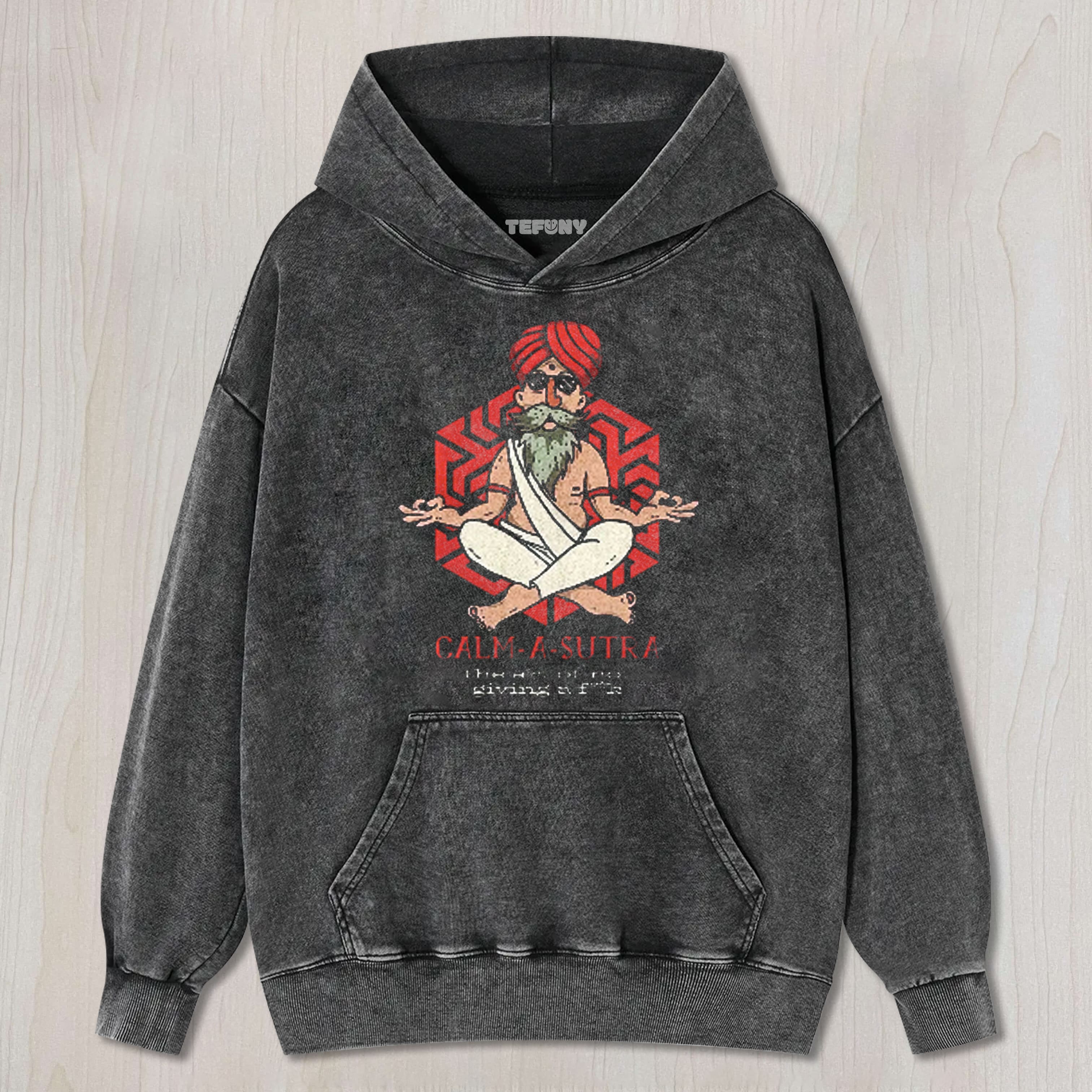 CALM-A-SUTRA SASSY GURU WASHED TEE & SWEAT & HOOD