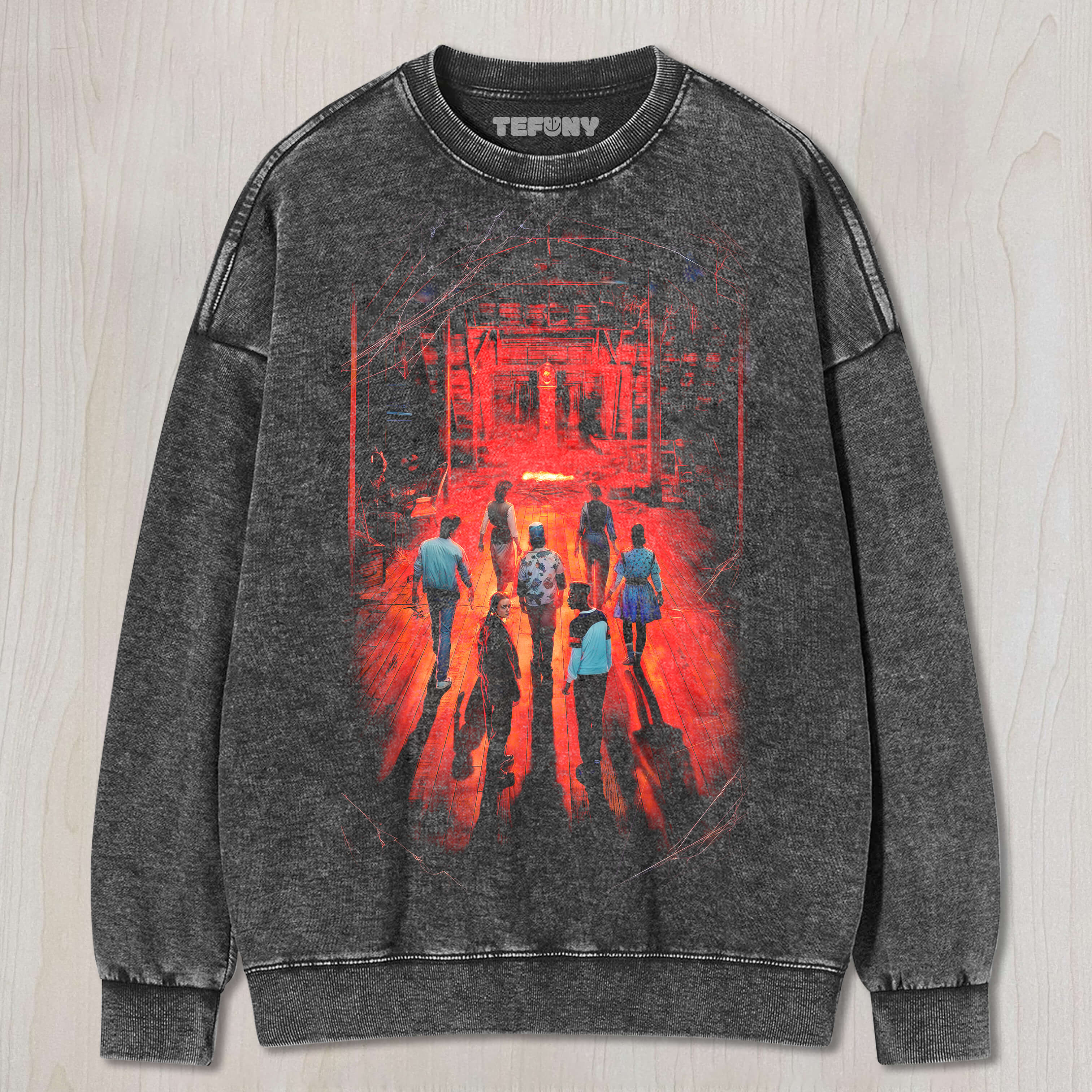 STRANGER THINGS POSTER T-SHIRT & LONG SLEEVES & HOODIES